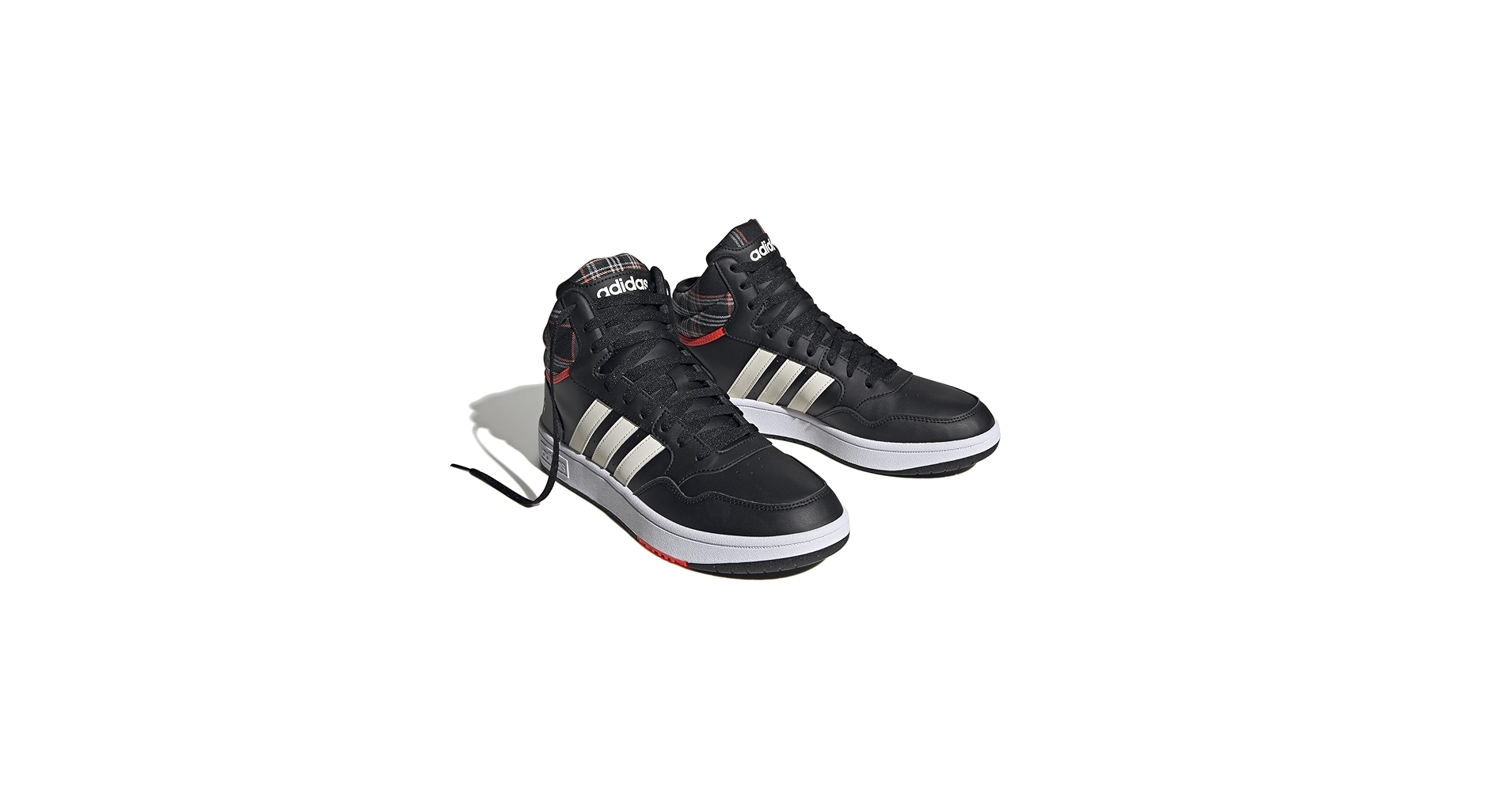 Amazon.com: adidas Originals Hoops 3.0 Mid Black/Chalk White